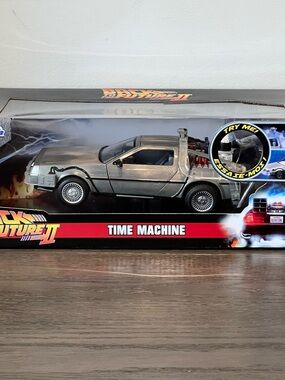 Jada Toys - (Back to the Future 2 - TIME MACHINE) - Scale 1/24 - (Diecast)